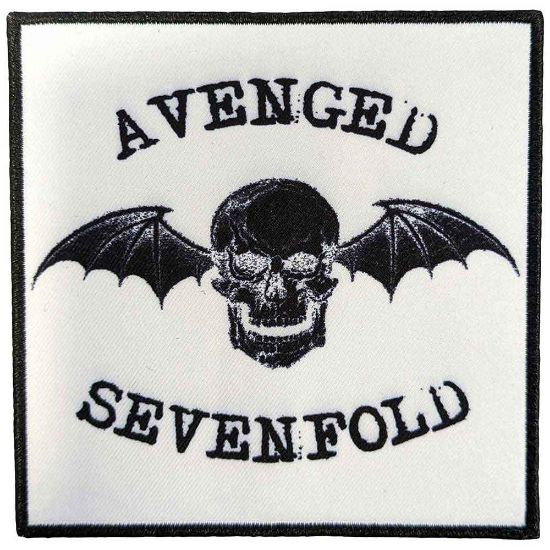 Picture of Avenged Sevenfold Printed Patch: Classic Deathbat Negative (Standard) 