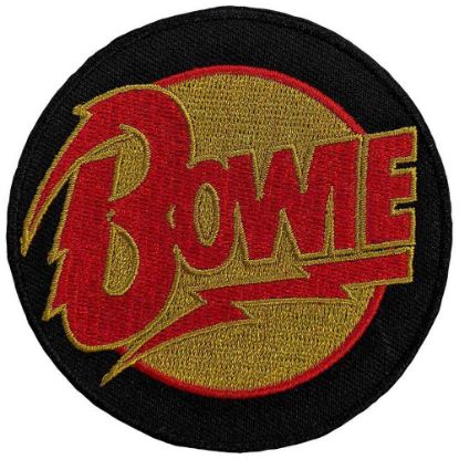 Picture of David Bowie Woven Patch: Diamond Dogs Logo Circle (Standard) 