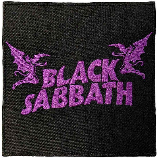 Picture of Black Sabbath Woven Patch: Wavy Logo & Daemons (Standard) 