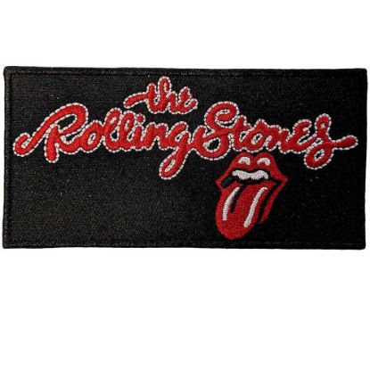 Picture of The Rolling Stones Woven Patch: Script Logo (Standard) 