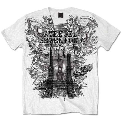 Picture of Avenged Sevenfold Unisex T-Shirt: Land of Cain