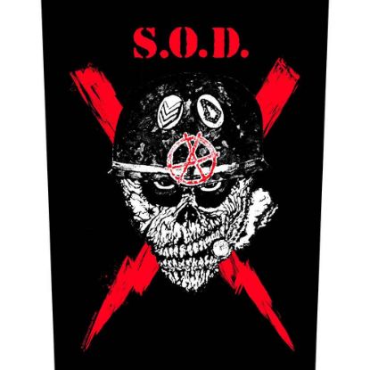 Picture of Stormtroopers of Death Back Patch: Scrawled Lightning