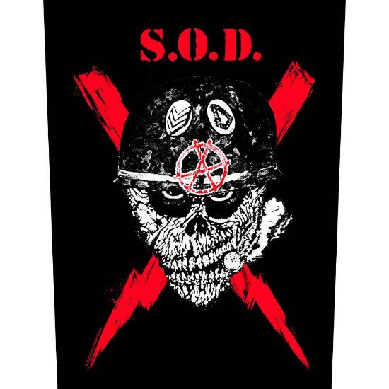 Picture of Stormtroopers of Death Back Patch: Scrawled Lightning