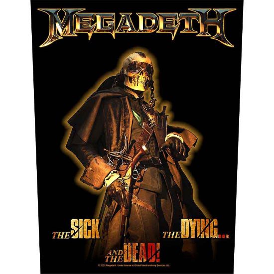 Picture of Megadeth Back Patch: The Sick, The Dying And The Dead