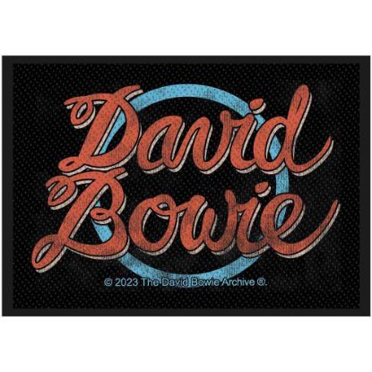 Picture of David Bowie Woven Patch: Logo (Standard)