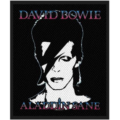 Picture of David Bowie Woven Patch: Aladdin Sane (Standard)