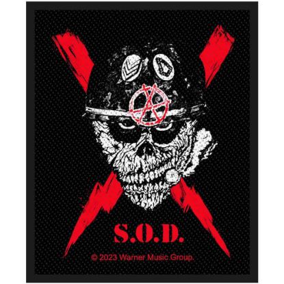 Picture of Stormtroopers of Death Woven Patch: Scrawled Lightning (Standard)