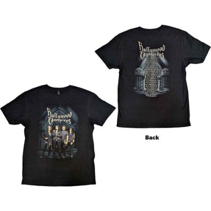 Picture of Hollywood Vampires Unisex T-Shirt: Graveyard Back Print