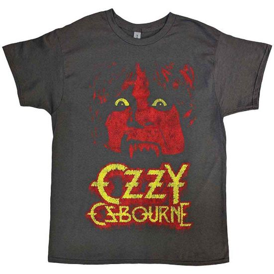 Picture of Ozzy Osbourne Unisex T-Shirt: Yellow Eyes Jumbo (XX-Large)