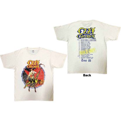Picture of Ozzy Osbourne Unisex T-Shirt: The Ultimate Sin Tour '86 Back Print