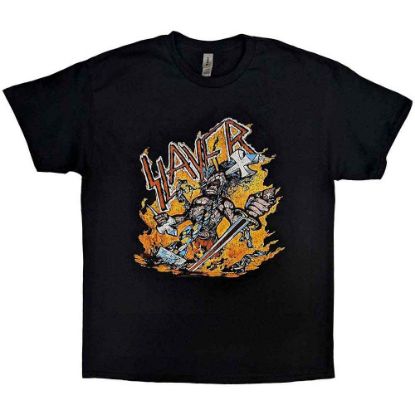 Picture of Slayer Unisex T-Shirt: Cartoon Flames