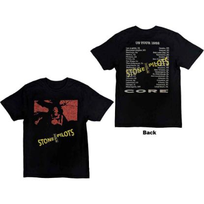 Picture of Stone Temple Pilots Unisex T-Shirt: Core US Tour '92 Back Print