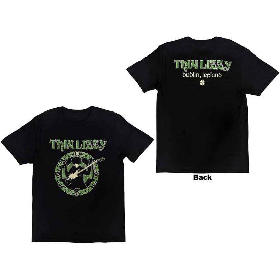 Picture of Thin Lizzy Unisex T-Shirt: Celtic Ring Back Print