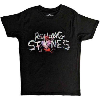 Picture of The Rolling Stones Unisex T-Shirt: Hackney Diamonds Glass Logo