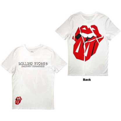 Picture of The Rolling Stones Unisex T-Shirt: Hackney Diamonds Lick Back Print