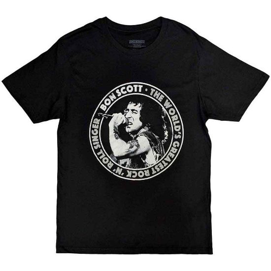 Picture of Bon Scott Unisex T-Shirt: TWGRRS Circle