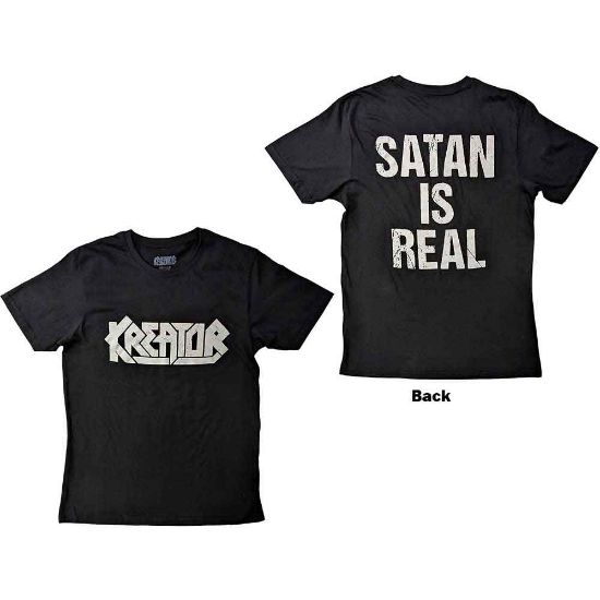 Picture of Kreator Unisex T-Shirt: Satan Is Real Back Print