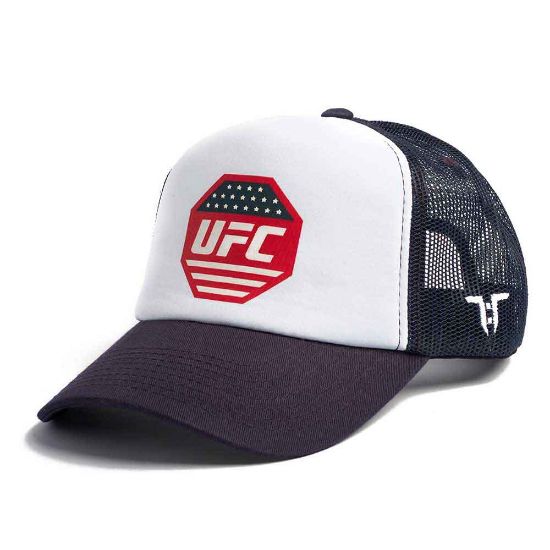 Picture of Tokyo Time Unisex Mesh Back Cap: UFC Octogon Flag Neo/Mesh