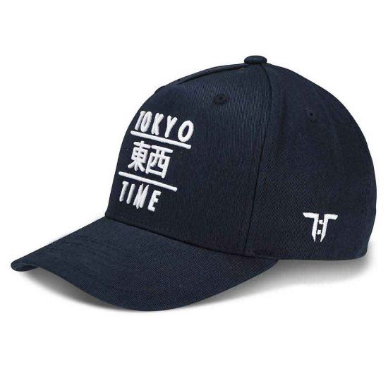 Picture of Tokyo Time Unisex Baseball Cap: TT Heritage White Logo