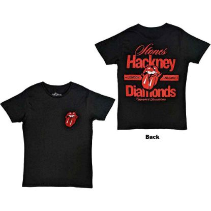 Picture of The Rolling Stones Unisex T-Shirt: Hackney Diamonds Hackney London Back Print