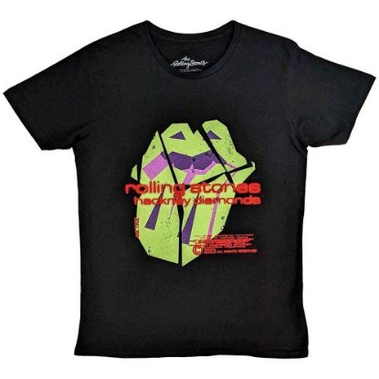 Picture of The Rolling Stones Unisex T-Shirt: Hackney Diamonds Neon Tongue (XX-Large)