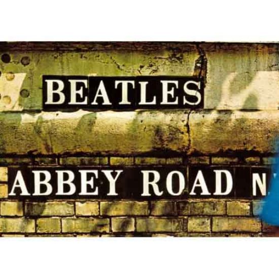 Picture of The Beatles Postcard: Abbey Road Sign (Standard)