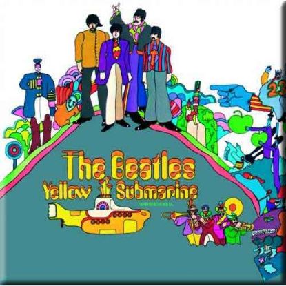 Picture of The Beatles Fridge Magnet: Yellow Submarine