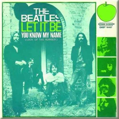 Picture of The Beatles Fridge Magnet: Let it Be/You Know my Name