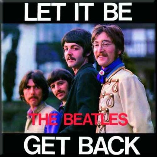 Picture of The Beatles Fridge Magnet: Let it Be/Get Back