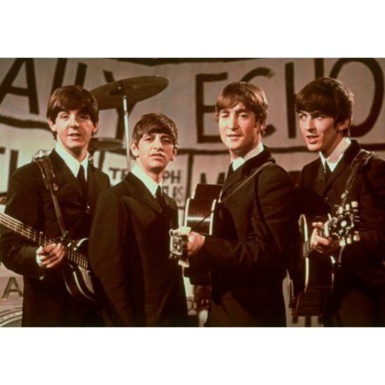 Picture of The Beatles Postcard: Daily Echo On Stage Portrait (Standard)