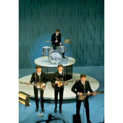 Picture of The Beatles Postcard: Ed Sullivan Show on Stage (Standard)