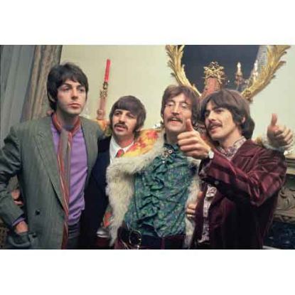 Picture of The Beatles Postcard: Sgt. Pepper Launch (Standard)