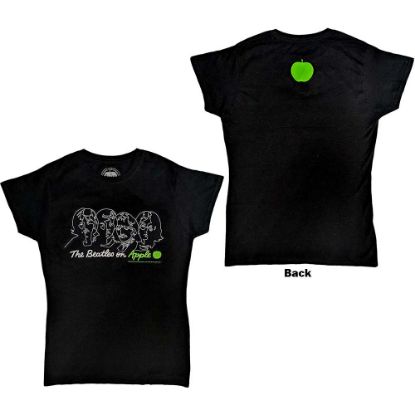 Picture of The Beatles Ladies T-Shirt: On Apple Back Print