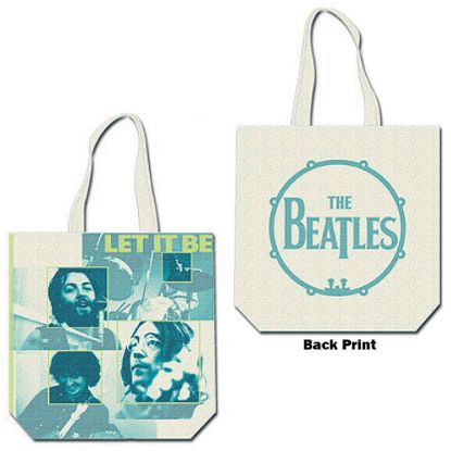 Picture of The Beatles Cotton Tote Bag: Let it be (Back Print)