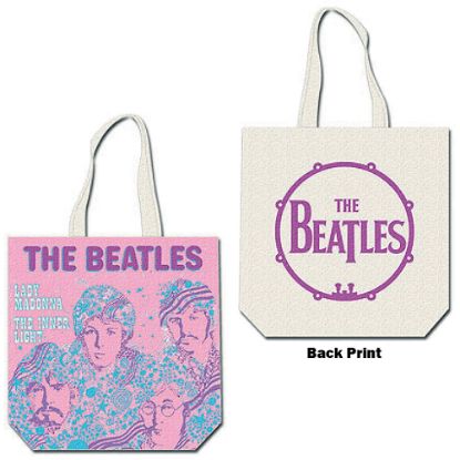 Picture of The Beatles Cotton Tote Bag: Lady Madonna (Back Print)