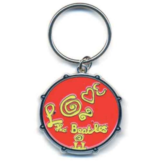 Picture of The Beatles Keychain: Love Drum (Enamel In-fill)