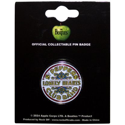 Picture of The Beatles Pin Badge: Sgt Pepper Drum