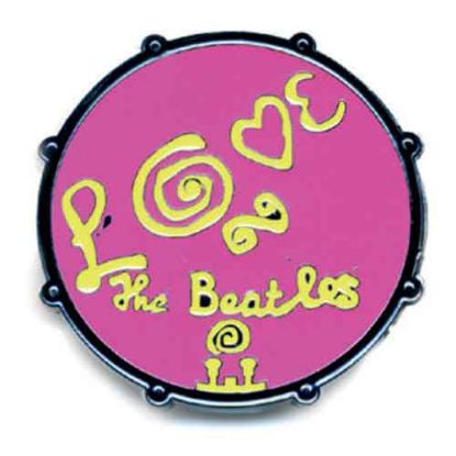 Picture of The Beatles Pin Badge: Drum Love