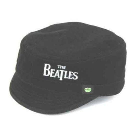 Picture of The Beatles Unisex Military Style Hat: Corduroy Drop T Logo