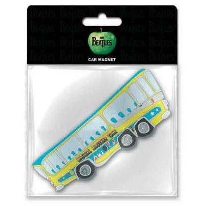 Picture of The Beatles Rubber Magnet: MMT Bus Car