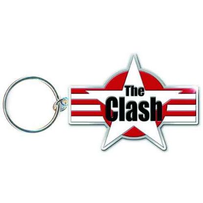 Picture of The Clash Keychain: Stars & Stripes (Enamel In-fill)