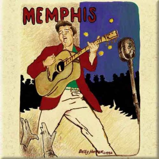 Picture of Elvis Presley Fridge Magnet: Memphis