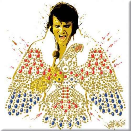 Picture of Elvis Presley Fridge Magnet: American Eagle