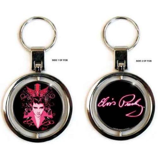 Picture of Elvis Presley Keychain: Let's Face It (Spinner)