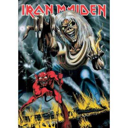 Picture of Iron Maiden Postcard: Number Of The Beast (Standard)