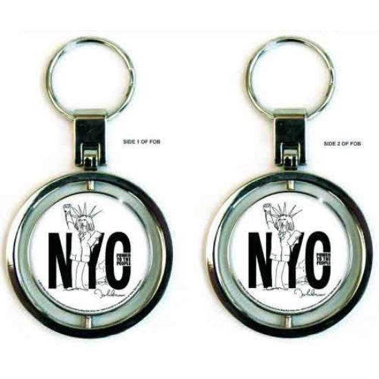 Picture of John Lennon Keychain: New York City (Spinner)