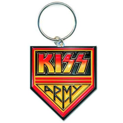 Picture of KISS Keychain: Army Pennant (Enamel In-fill)