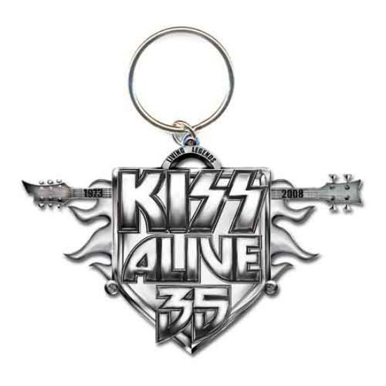 Picture of KISS Keychain: Alive 35 Tour (Die-cast Relief)