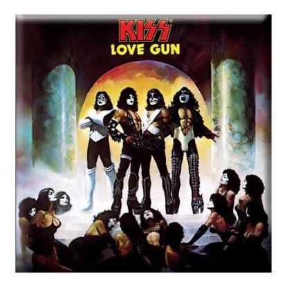 Picture of KISS Fridge Magnet: Love Gun Album