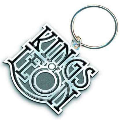 Picture of Kings of Leon Keychain: Scroll Logo (Enamel In-fill)